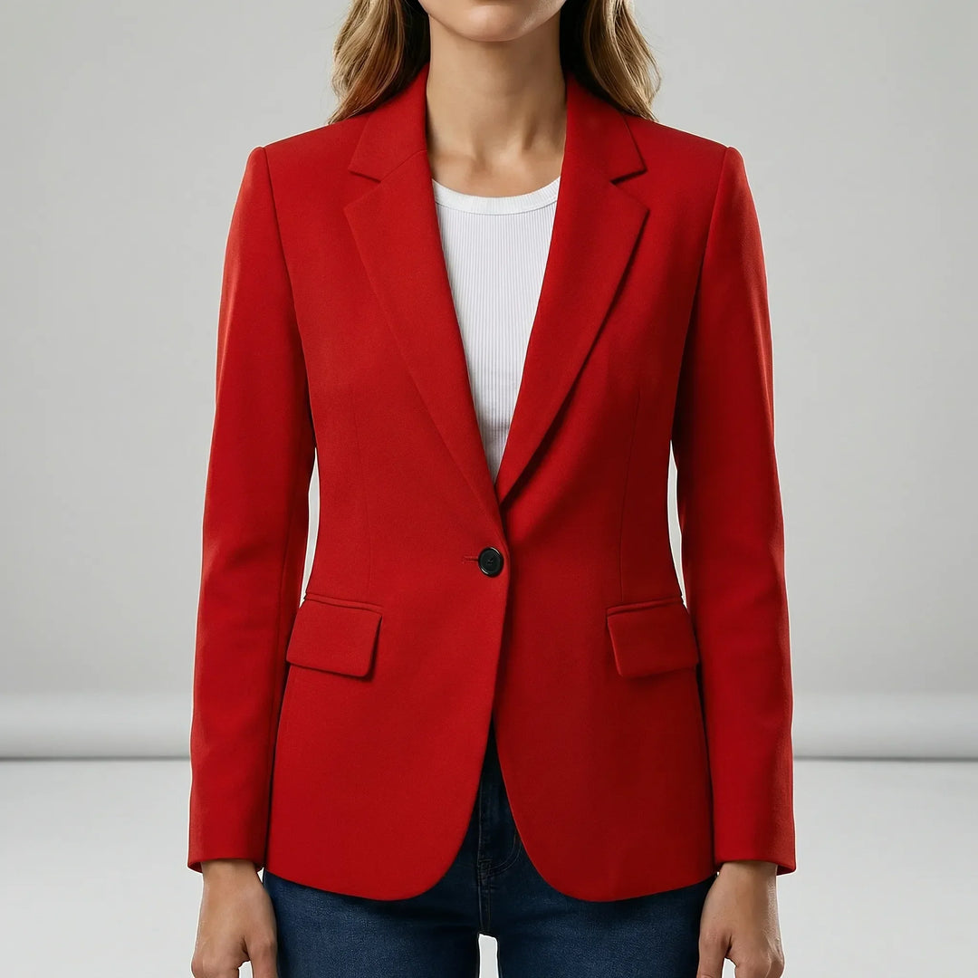 Elegant damkläder: figursydd stretchblazer Isla, ett måsten i varje modern garderob.