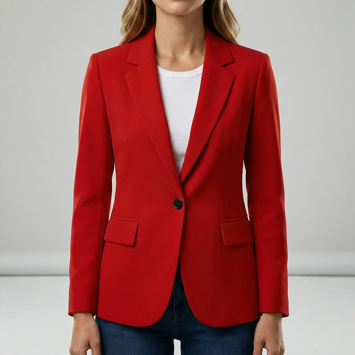 Elegant damkläder: figursydd stretchblazer Isla, ett måsten i varje modern garderob.