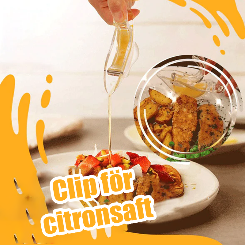"Elegant genomskinlig manuell citronpress i fågelform, perfekt för köket, ergonomisk och lätt att rengöra."