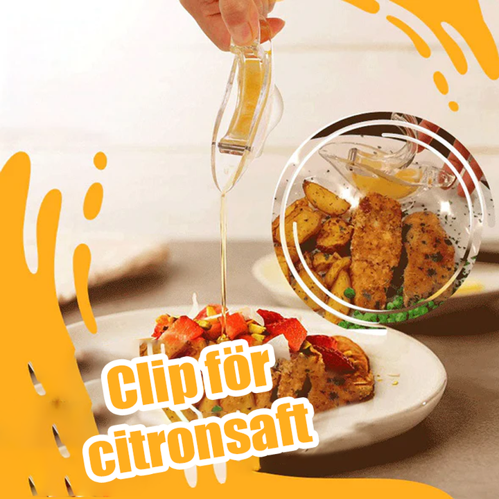 "Elegant genomskinlig manuell citronpress i fågelform, perfekt för köket, ergonomisk och lätt att rengöra."