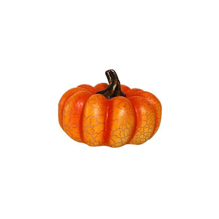 "Elegant Halloween Pumpalykta i resin, batteridriven, med klassiska element för unik spöklik hemmadekor."