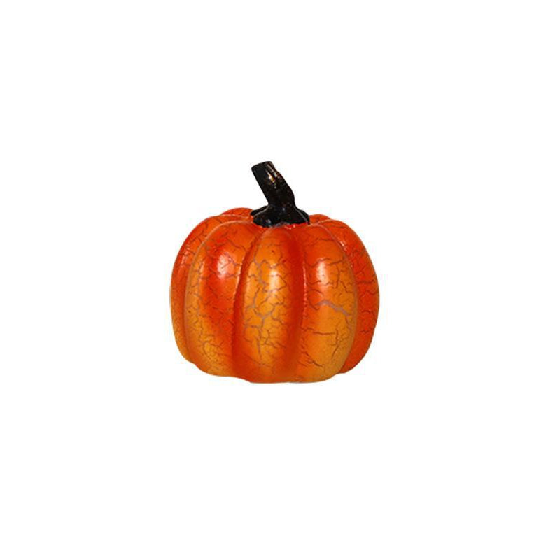 "Elegant Halloween Pumpalykta i resin, batteridriven, med klassiska element för unik spöklik hemmadekor."