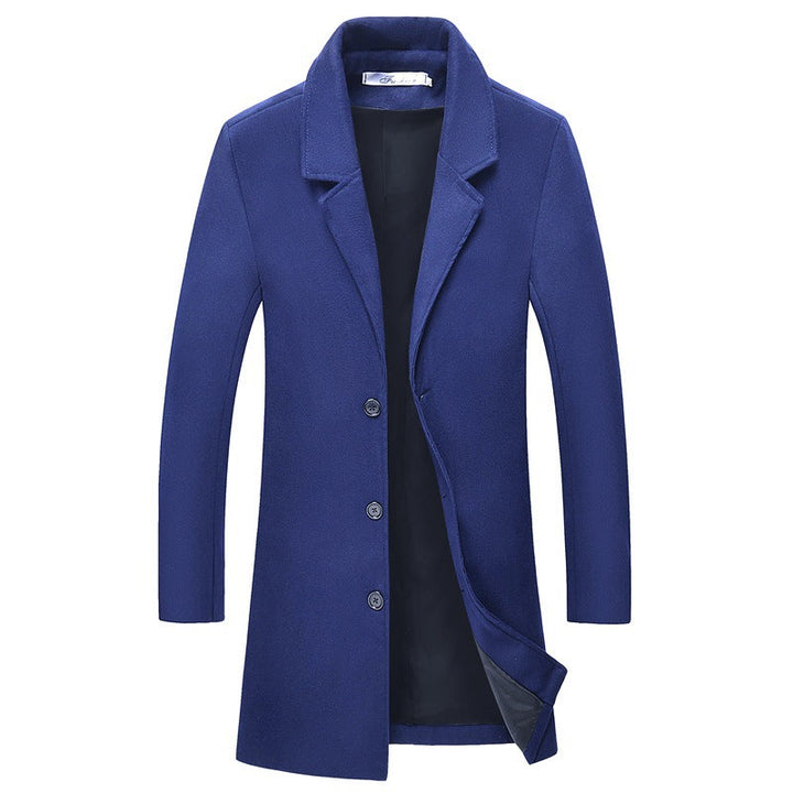 Ljusgrå herrkappa, elegant och varm. Perfekt ytterplagg för höstens och vinterns vardagslook.