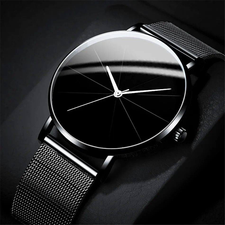 Herrklocka Titan Elegans. Premium armbandsur i rostfritt stål, en tidlös accessoar.