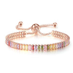 2*4mm rektangulära zirkoner