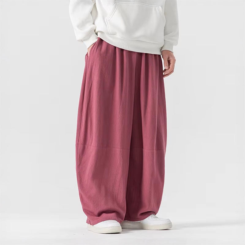 Bekväma trendiga vida byxor för kvinnor, hög midja och oversized för avslappnad elegans.