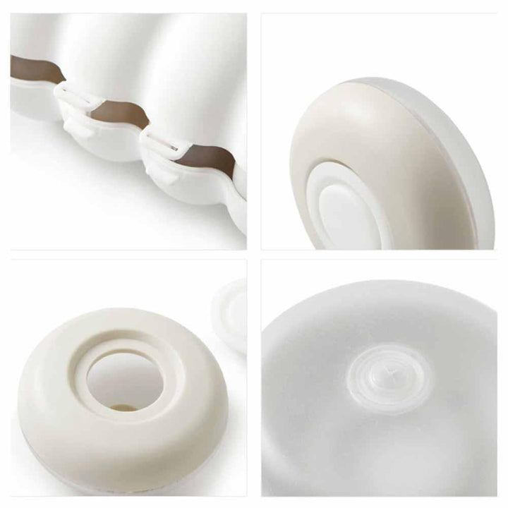 "Elegant läckagesäker reseförpackning, kompakt design, perfekt för handbagage, fyra färger, tillbehör resor."