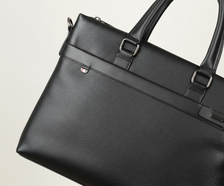 Elegant axelväska för damer. Perfekt kontorsväska som håller din laptop och tillbehör organiserade och säkra.