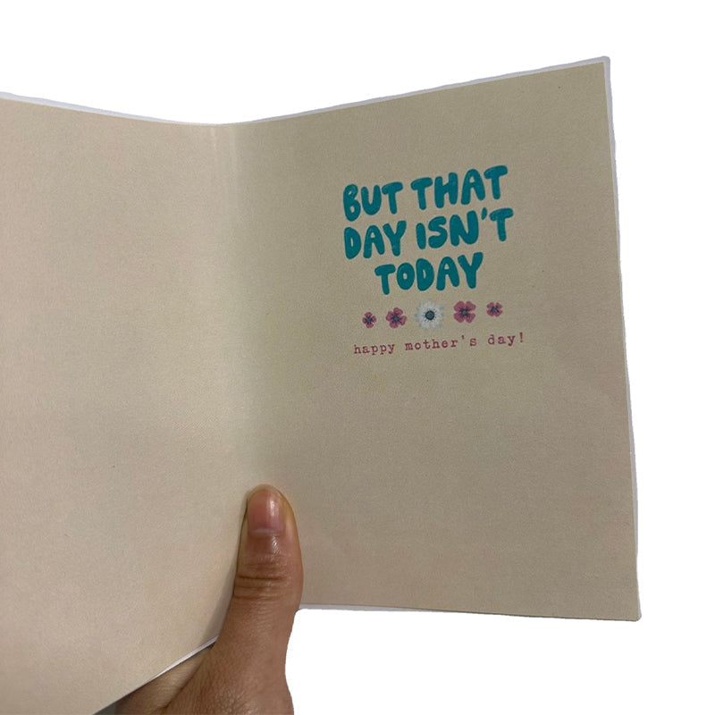 "Elegant laserskuret Mors dag gratulationskort med popup och melodi, perfekt för att överraska och visa kärlek."