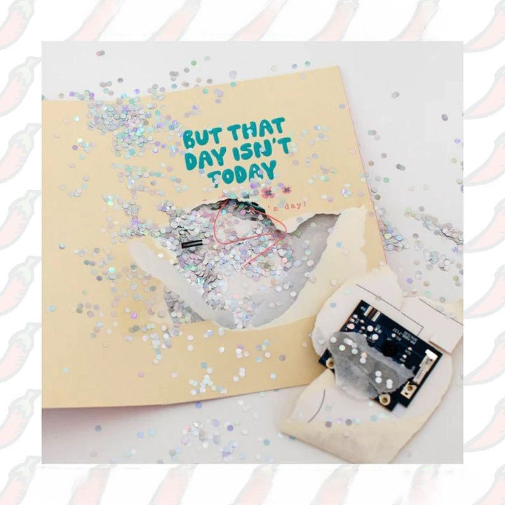 "Elegant laserskuret Mors dag gratulationskort med popup och melodi, perfekt för att överraska och visa kärlek."