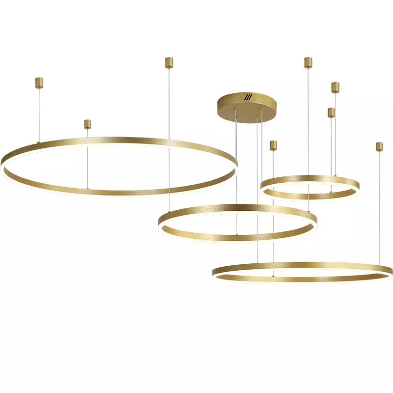 Elegant dimbar LED-taklampa med modern design. Skapa rätt stämning med denna sol- & måneinspirerade pendel.