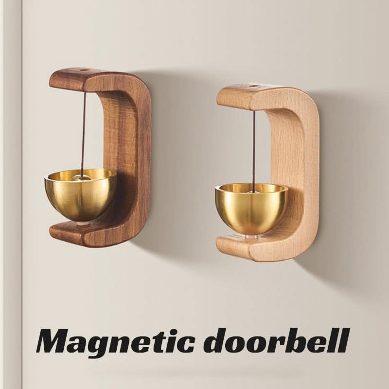 Stilren dörrklocka för hemmet, enkel att montera med magnetfäste. Perfekt hallinredning.