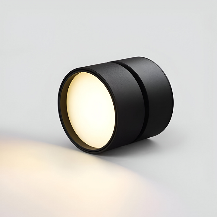 Justerbar LED taklampa, elegant design. Spotlight för inomhusbelysning i vardagsrum.