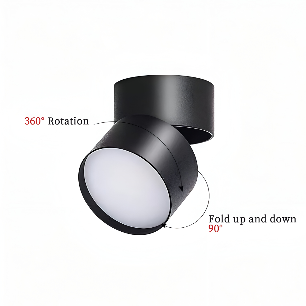 Modern designlampa: LED taklampa med spotlights. Perfekt för köksbelysning.