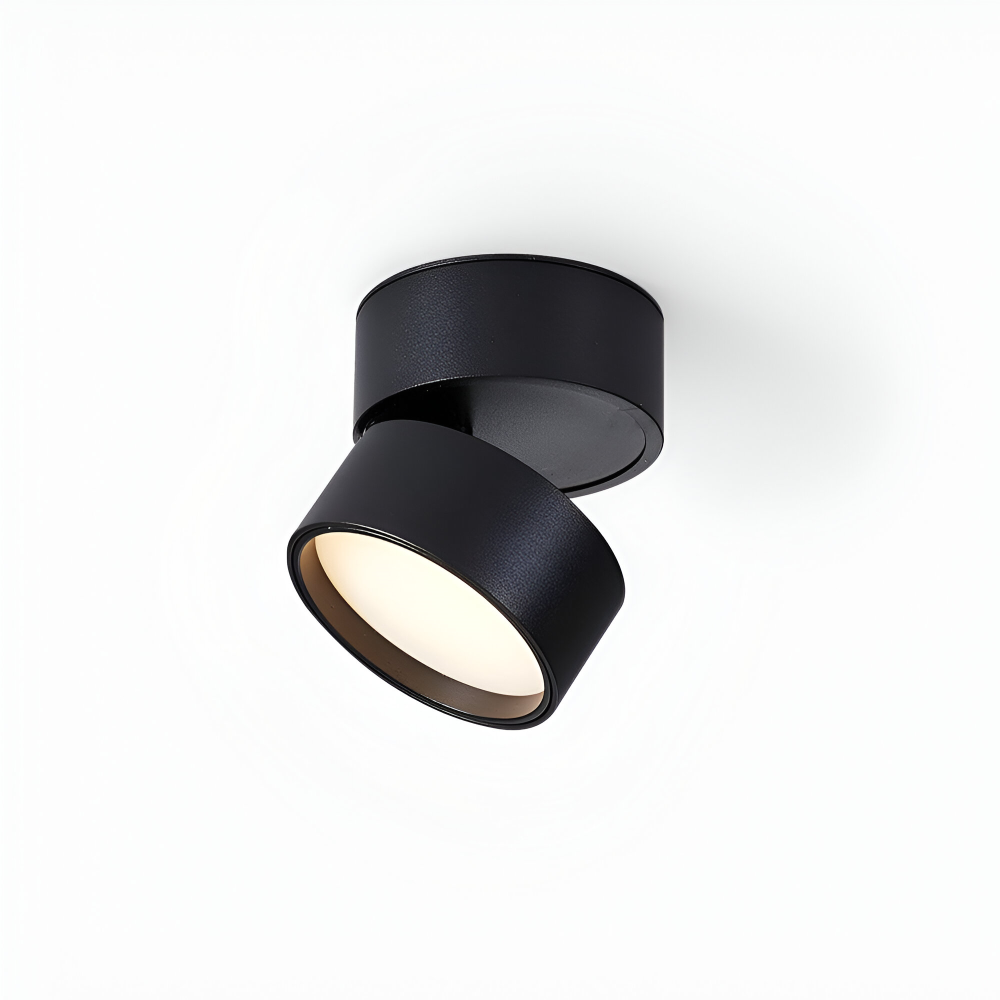 Justerbar LED taklampa. Spotlight för vardagsrumsbelysning. Energieffektiv design.
