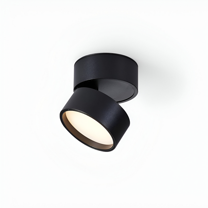 Justerbar LED taklampa. Spotlight för vardagsrumsbelysning. Energieffektiv design.