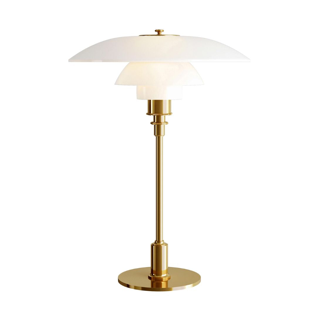 Elegant nordisk LED bordslampa i glas för stilfull inredning och belysning.