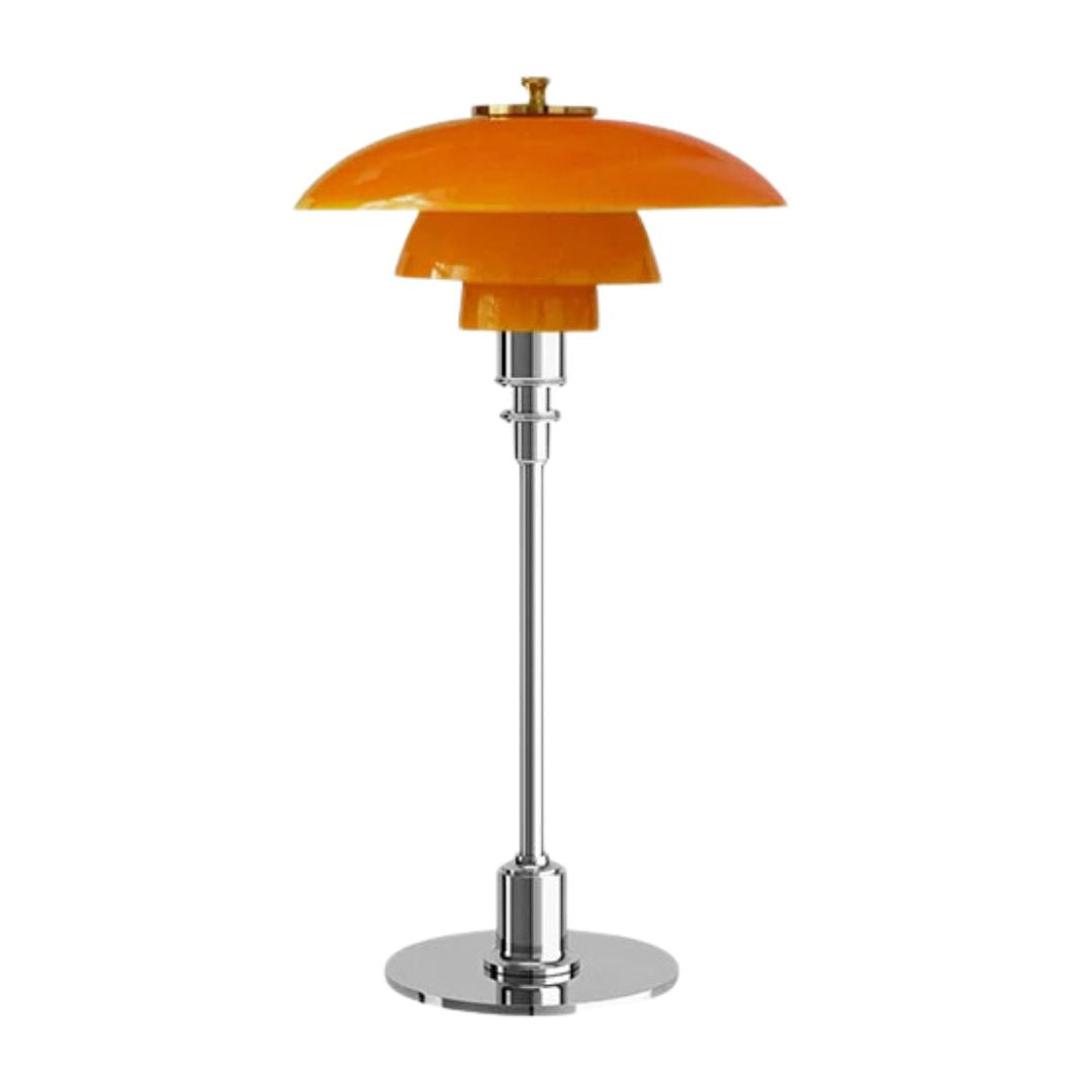 Modern glaslampa med LED ljus, minimalistisk skandinavisk design för hemmet.