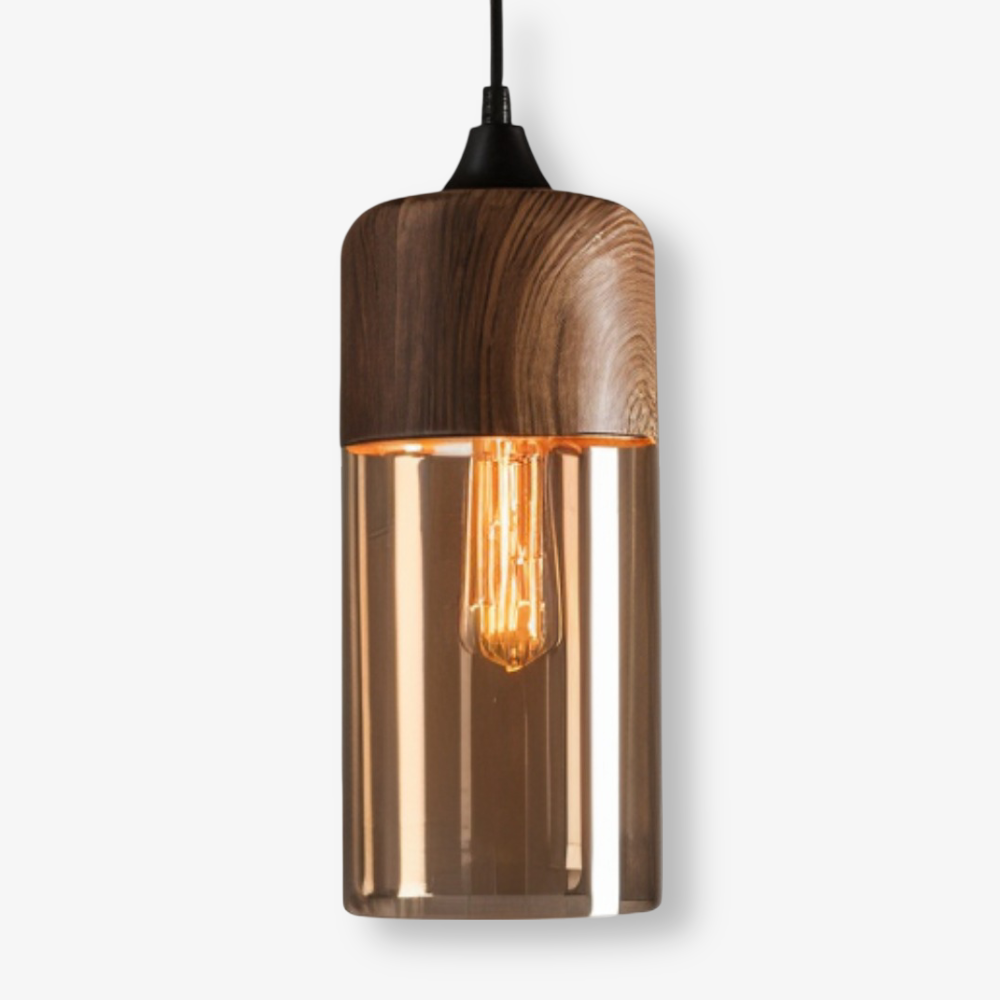 Metallgrå retro pendellampa. Nordisk design för elegant takbelysning i modern hemmiljö.