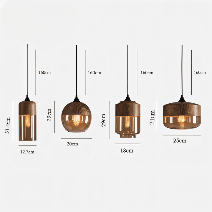 Nordisk retro taklampa. Elegant pendellampa som skapar mysig belysning i alla rum.