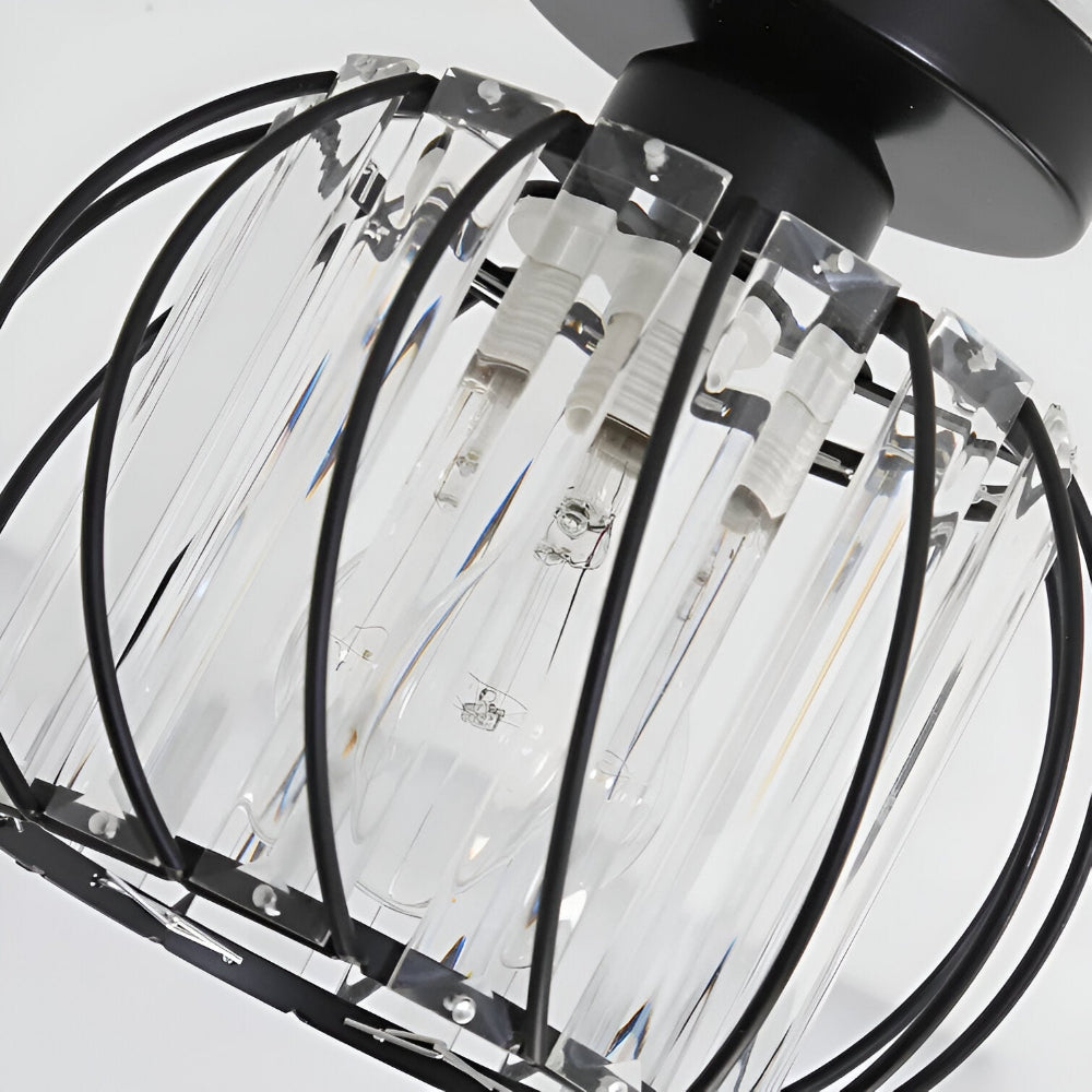 Designad taklampa, skandinavisk inredning för korridor eller kök, elegant och ljus.