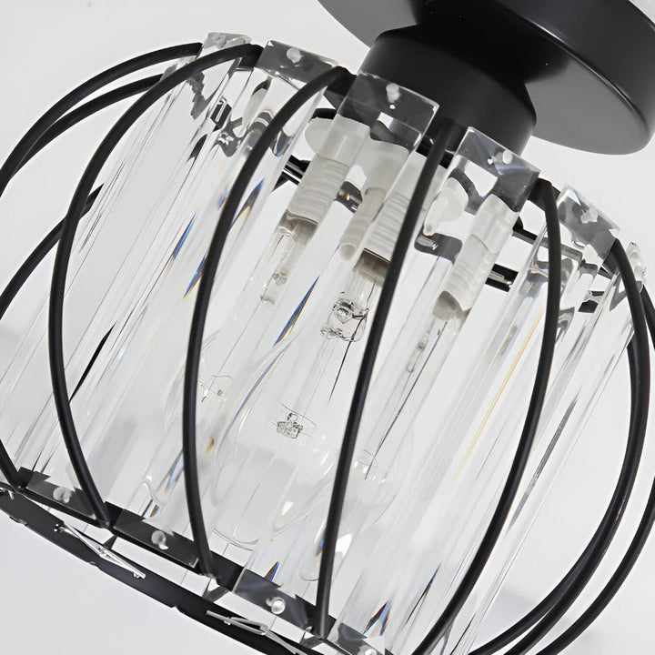 Designad taklampa, skandinavisk inredning för korridor eller kök, elegant och ljus.