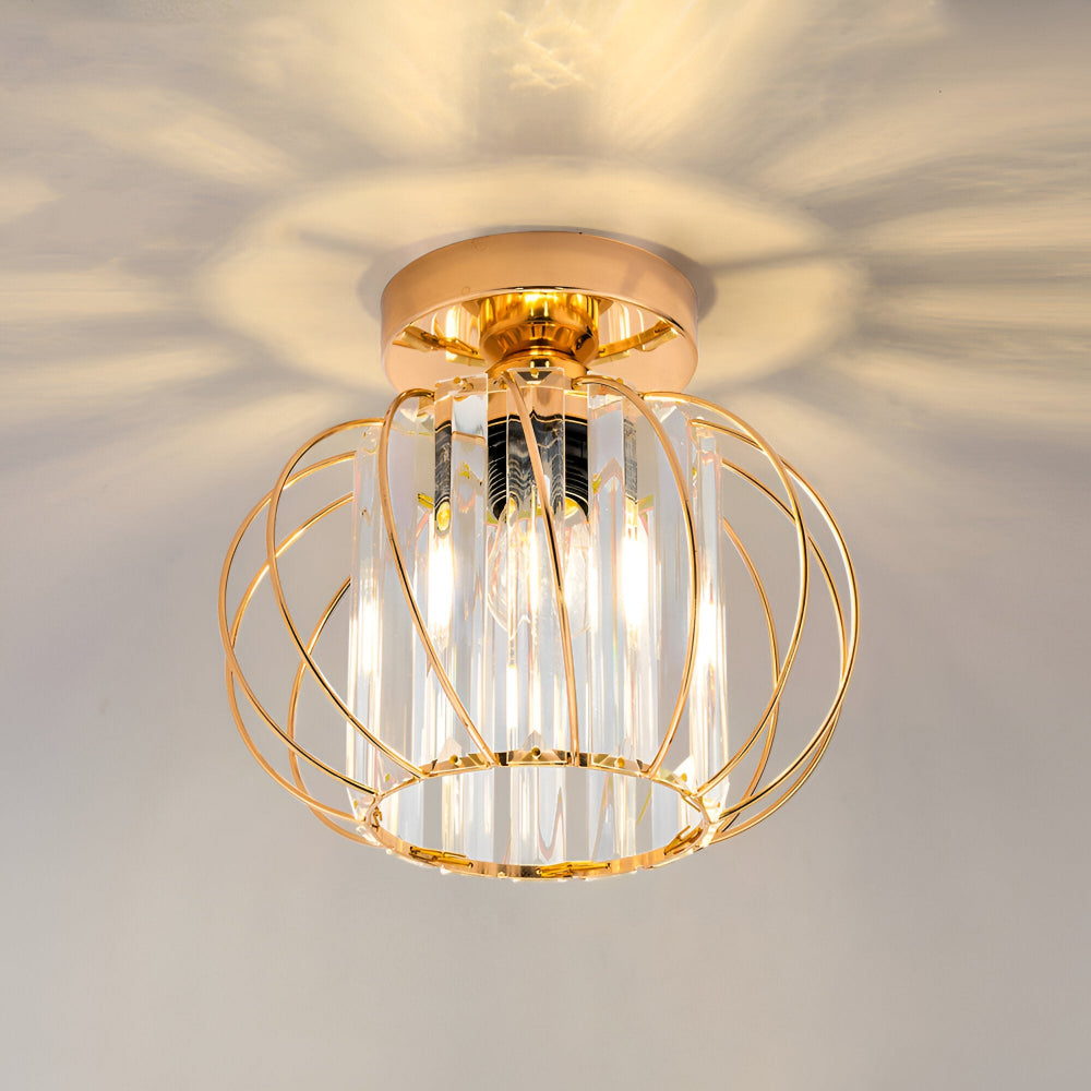 Elegant skandinavisk taklampa för sovrum, modern belysning med fokus på design.
