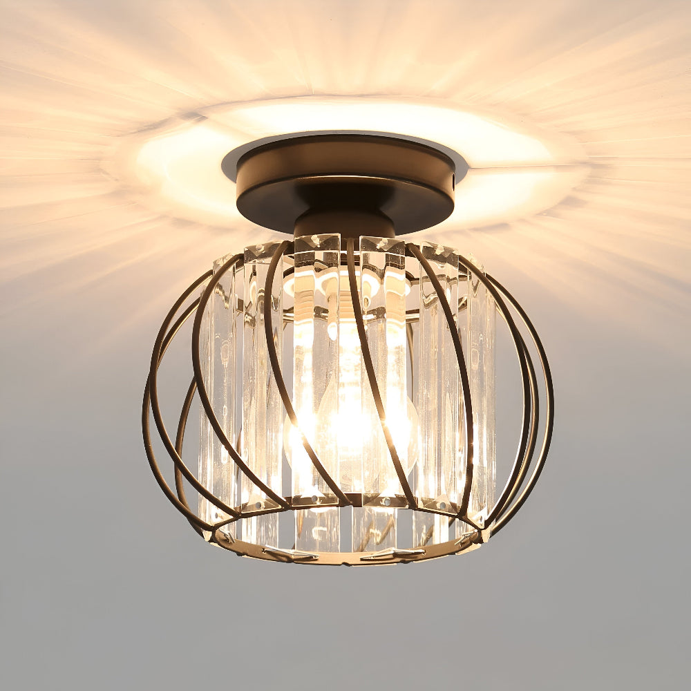 Taklampa i minimalistisk design, skandinavisk estetik för modern heminredning.