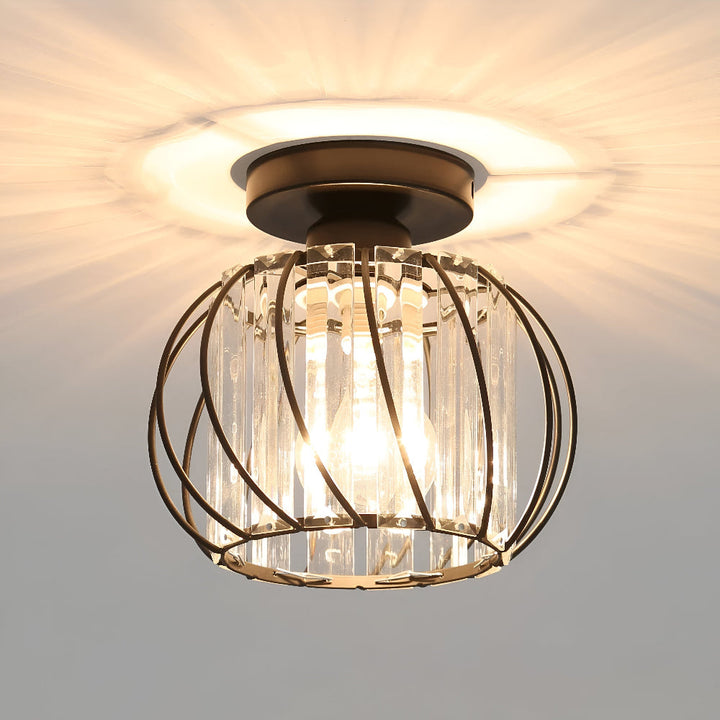 Taklampa i minimalistisk design, skandinavisk estetik för modern heminredning.