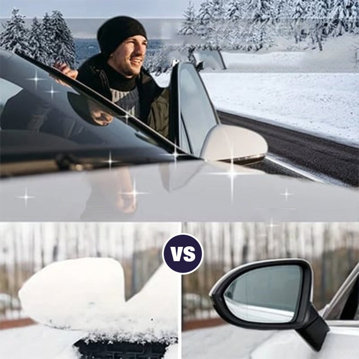 "Elegant, solcellsdriven bil diffuser i svart och vitt, erbjuder uppfriskande doft och minskar stress under bilresor."