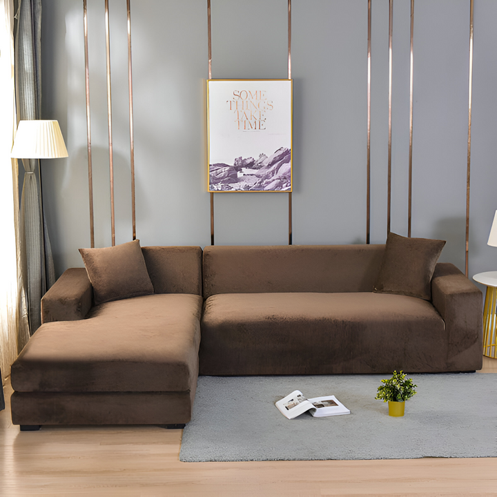 Elegant sofföverdrag som ger vardagsrummet en touch av lyx & skyddar möbeln.
