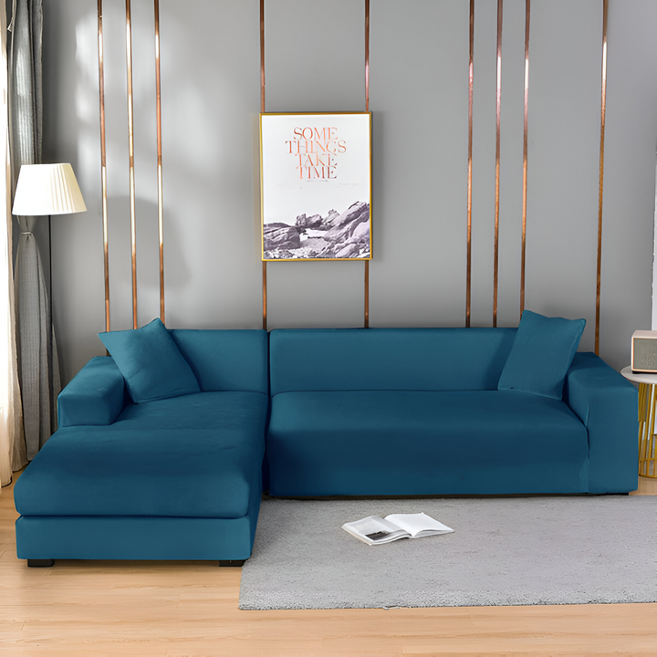 Skyddande sofföverdrag i elastisk design, enkel uppgradering av din heminredning.