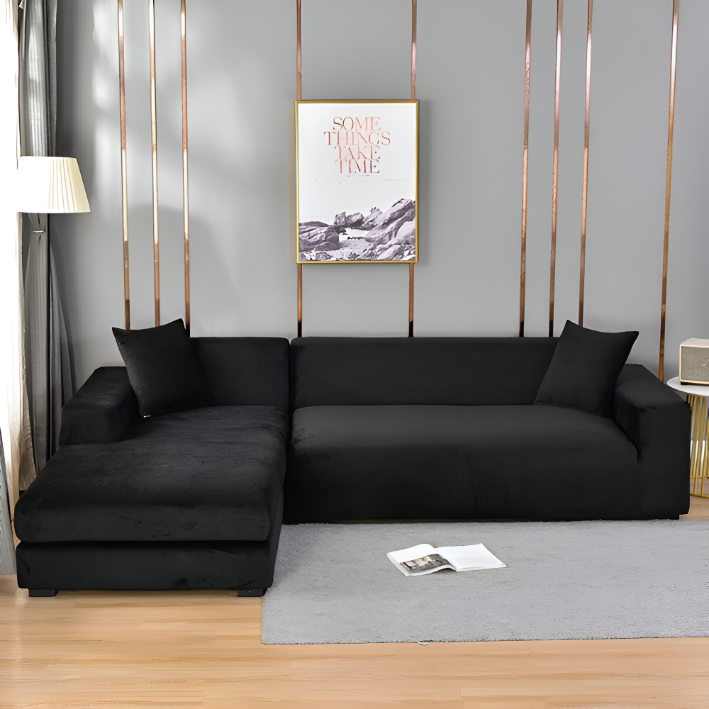 Stretchigt sofföverdrag för vardagsrum, hemtextil som kombinerar stil & funktion.