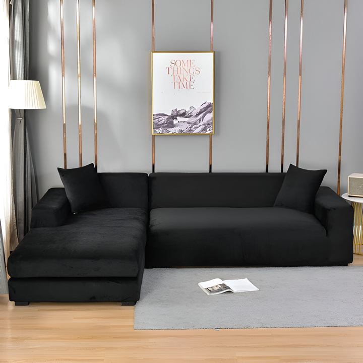 Stretchigt sofföverdrag för vardagsrum, hemtextil som kombinerar stil & funktion.