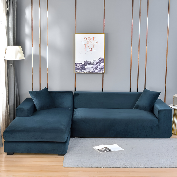 Bekvämt elastiskt soffskydd i mjukt tyg, för en mysig & skyddad soffa varje dag.
