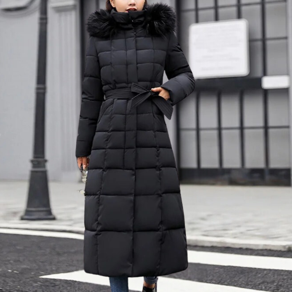 Bekväm damjacka: Varm och elegant pufferjacka för kvinnor. Ett bekvämt ytterplagg som skyddar mot kyla med stil.