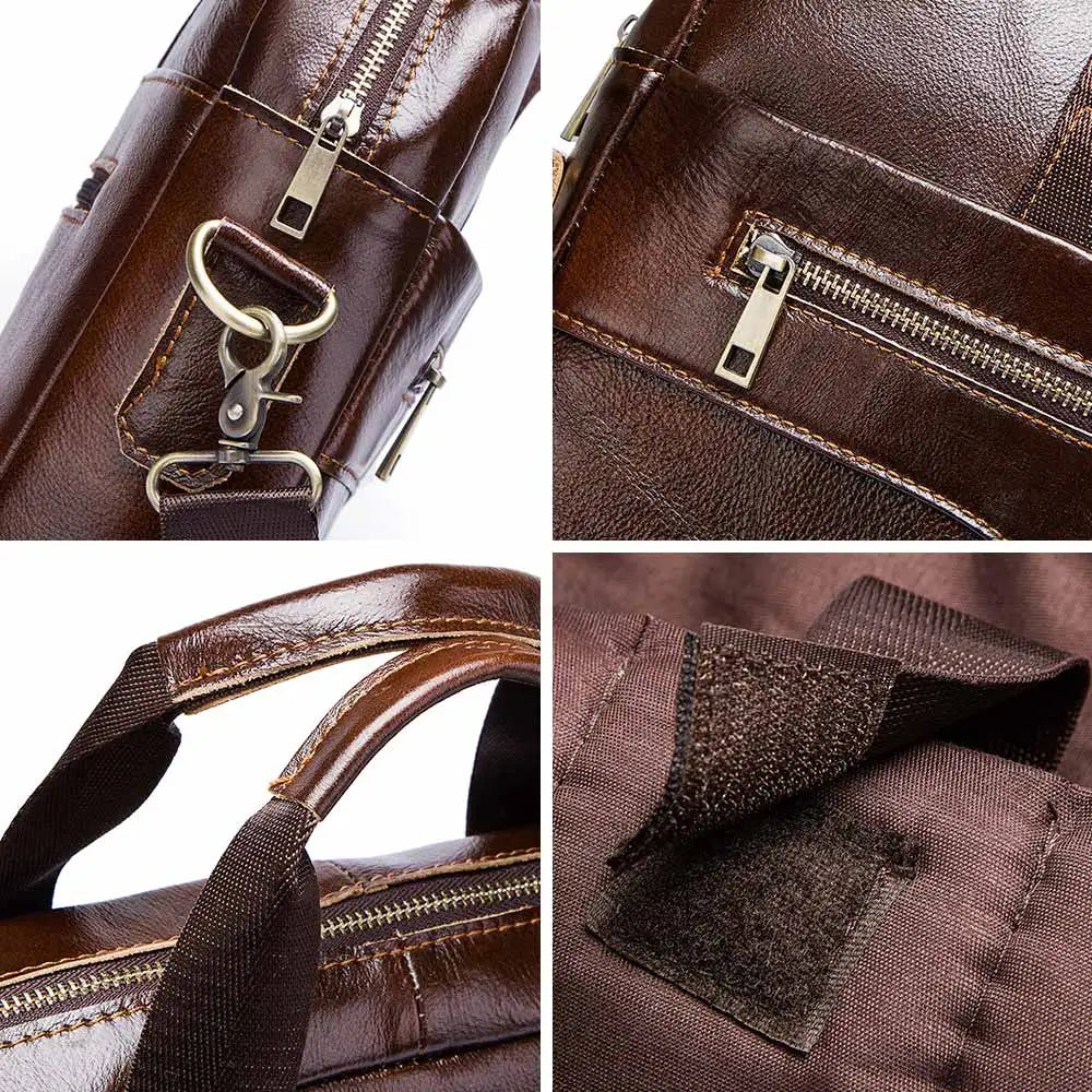 Stilren och elegant laptopväska i unisex-design, idealisk för professionell användning.