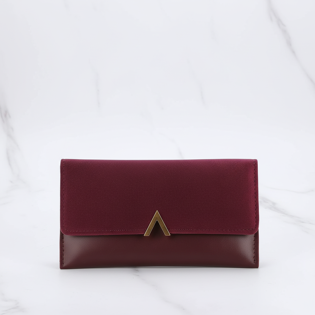 Elegant PU-läder plånbok, lång modell. En praktisk accessoar som rymmer mycket.