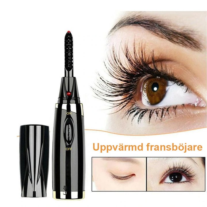 "Elegant uppvärmd ögonfransböjare i flera färger, designad för långa, böjda fransar. Perfekt för hemma och salong"