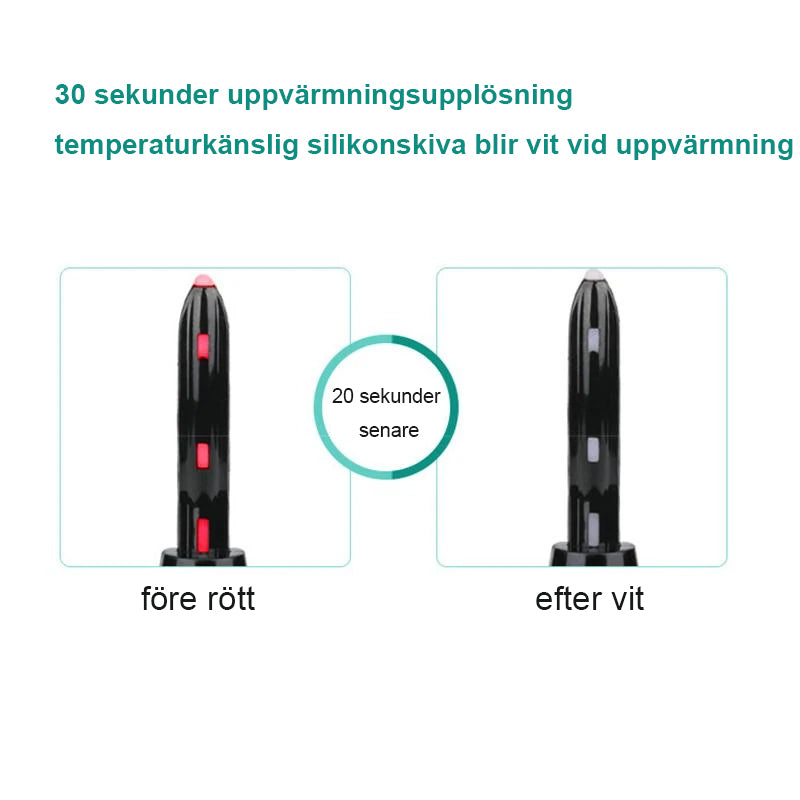 "Elegant uppvärmd ögonfransböjare i flera färger, designad för långa, böjda fransar. Perfekt för hemma och salong"
