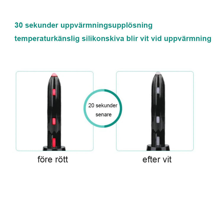 "Elegant uppvärmd ögonfransböjare i flera färger, designad för långa, böjda fransar. Perfekt för hemma och salong"