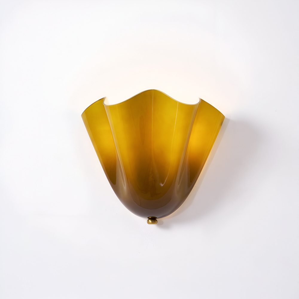 Modern hem belysning: Snäckformad vägglampa med LED. Perfekt för vardagsrummet.