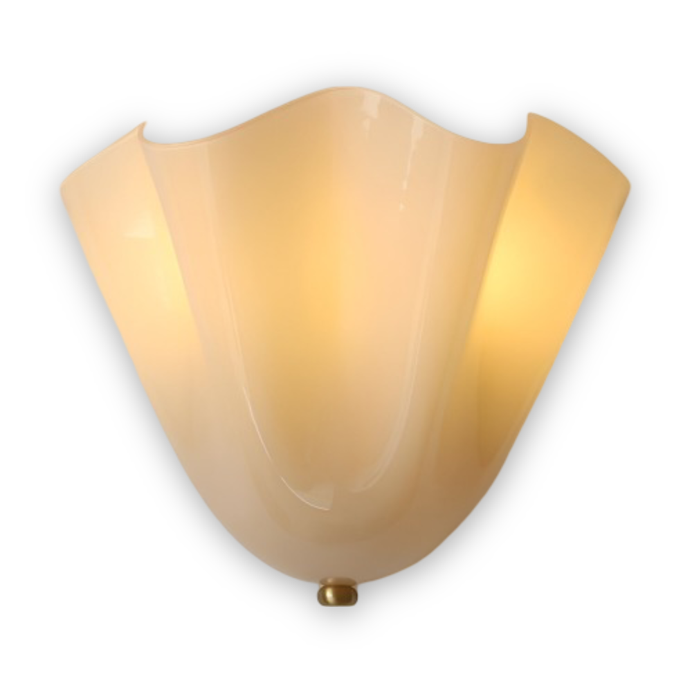 Snäckdesignad vägglampa, modern LED-armatur. Skapar behaglig hem belysning.