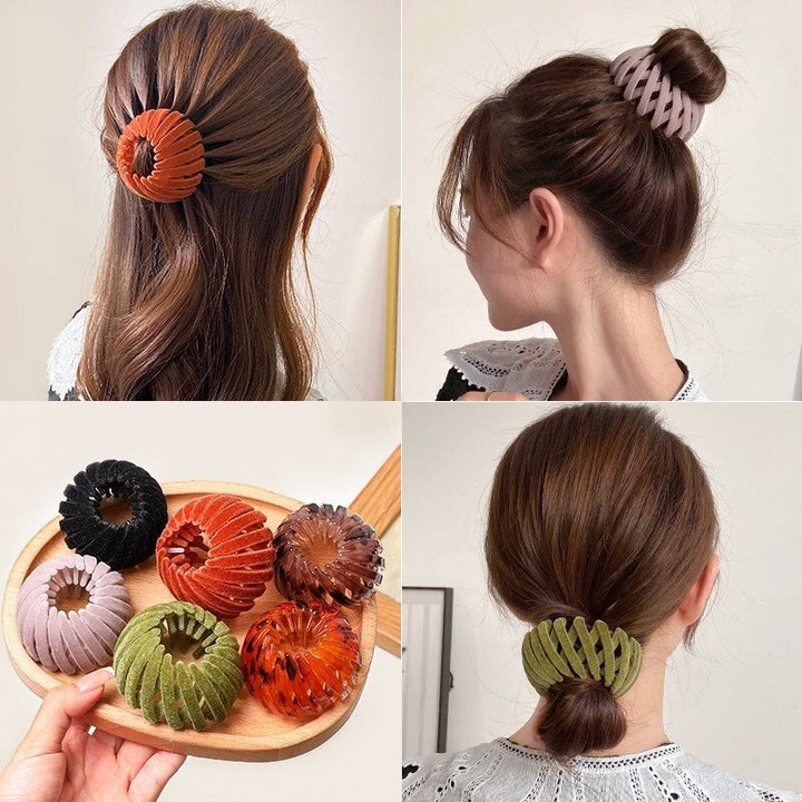 "Eleganta hårnålar dam i olika färger för snabb styling, perfekt för varje tillfälle, visat i dammrosa nyans."