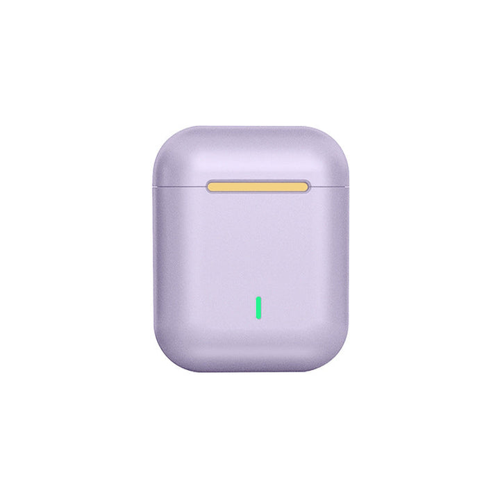 "Eleganta in-ear trådlösa Bluetooth-hörlurar i olika färger, med högkvalitativt ljud och bekväm passform för musikälskare."