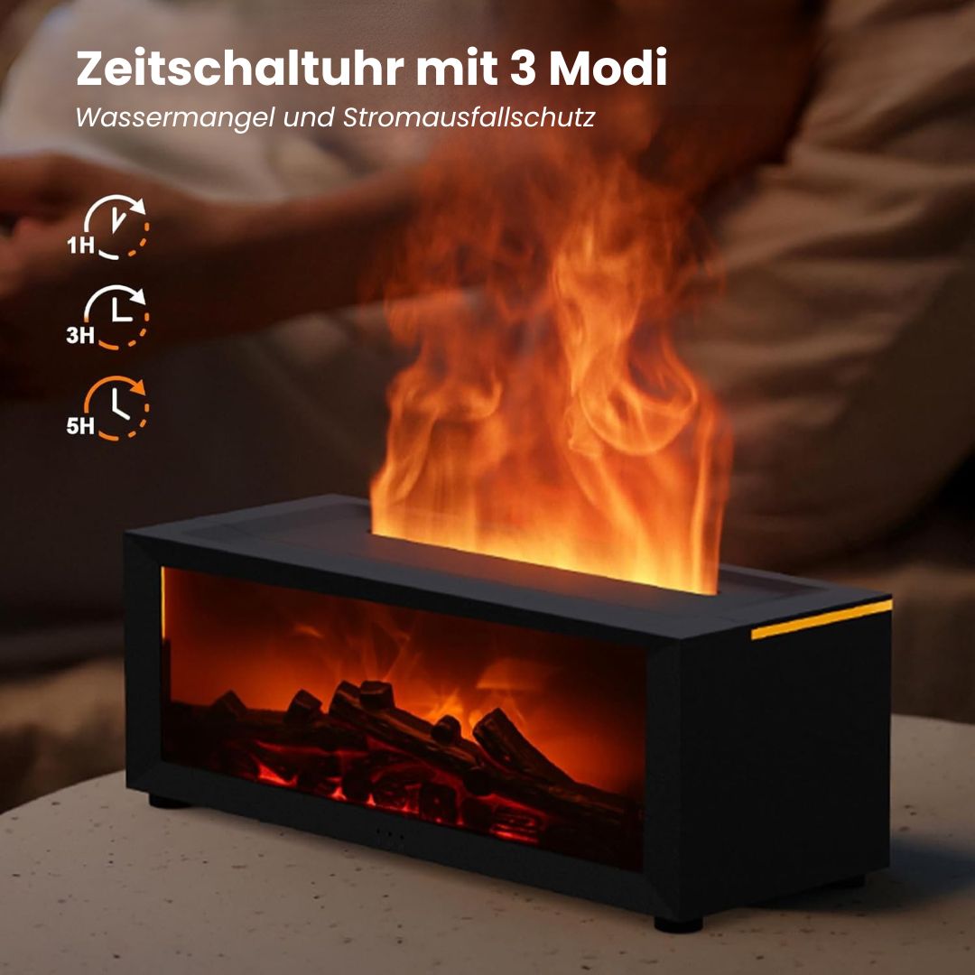 Kompakt doftlampa med elektrisk flammeeffekt. Idealisk för avkoppling, doft & inredning.