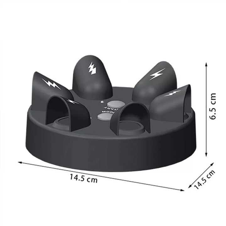 "Elektrisk Shock Roulette spel för vuxna, unisex, rund form med ljus, idealisk för fest och skratt, 6 spelare"