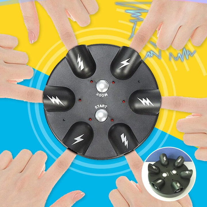 "Elektrisk Shock Roulette spel för vuxna, unisex, rund form med ljus, idealisk för fest och skratt, 6 spelare"