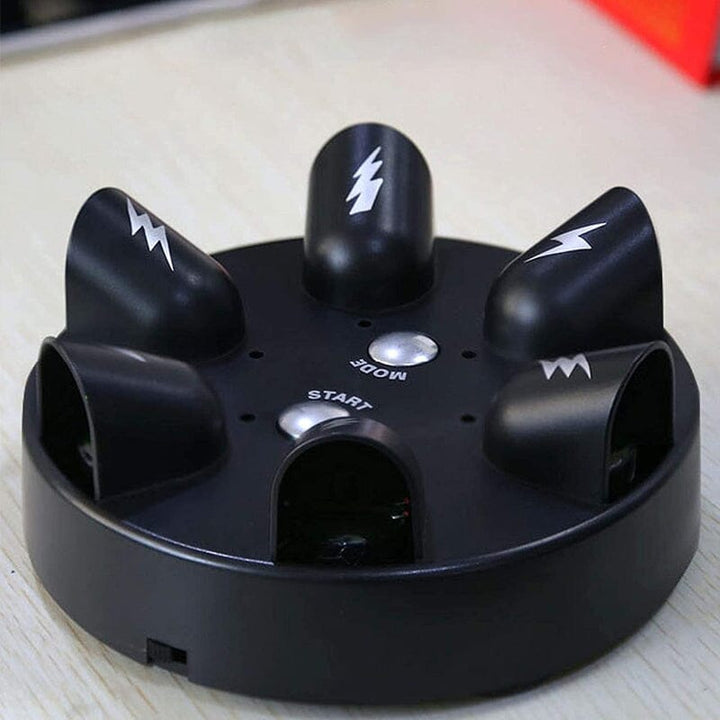 "Elektrisk Shock Roulette spel för vuxna, unisex, rund form med ljus, idealisk för fest och skratt, 6 spelare"