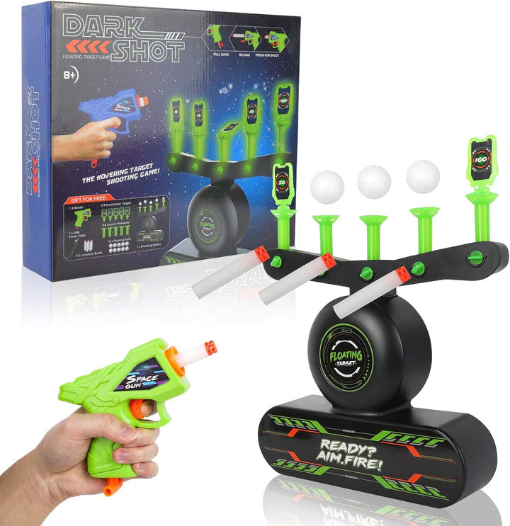 Elektronisk skumpistol för barn med flytande målsystem; interaktiv leksak för precision & motorik. Perfekt present.